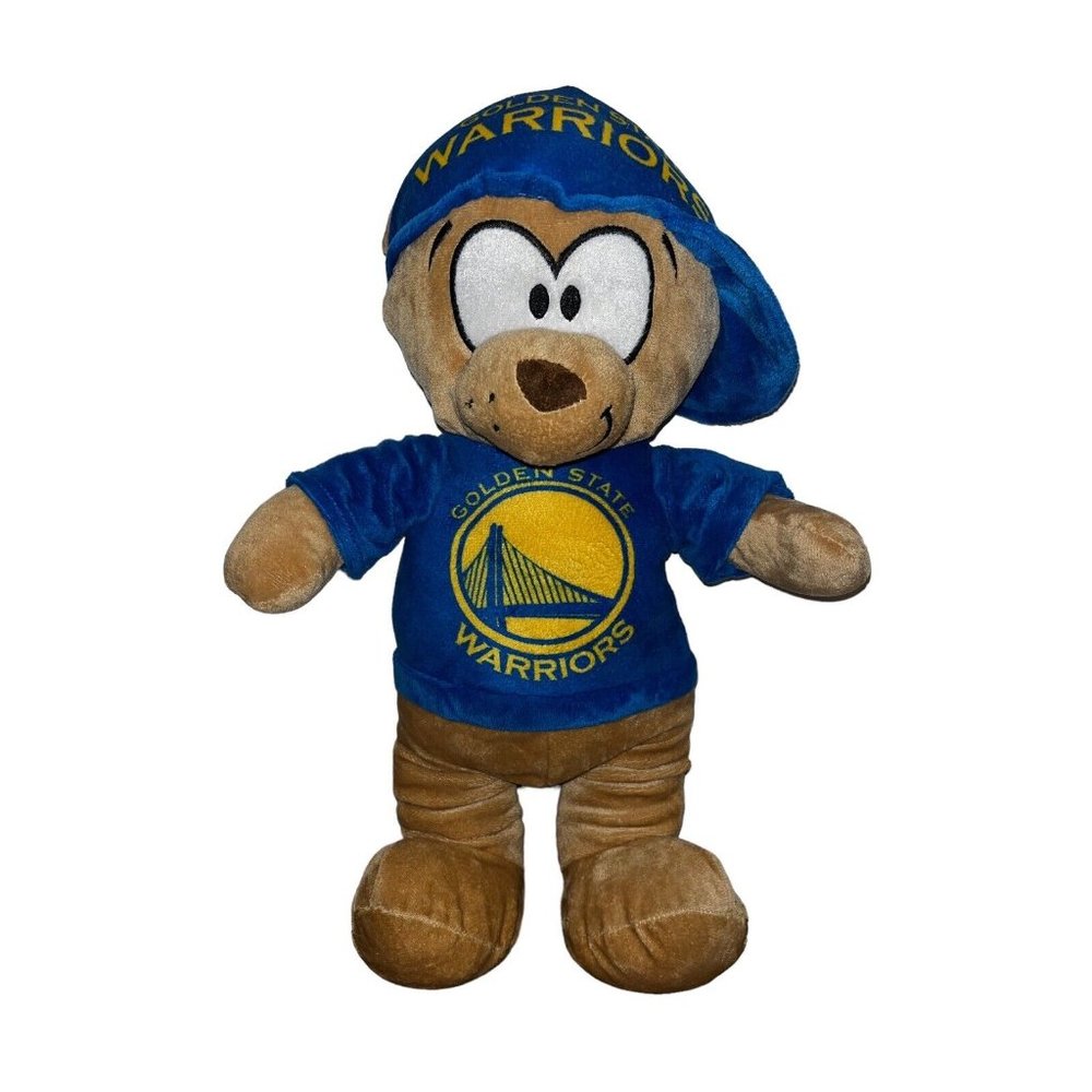 Golden State Warriors Teddy Bear Toy Plush 19" Official NBA Merchandise